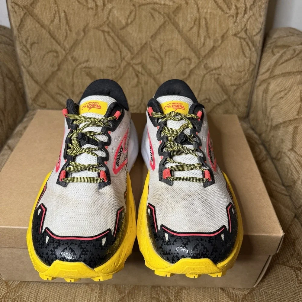 Brooks Caldera 7 Trail Running Shoes Womens 9.5 B Lunar Loft DNA 1204041B094 - Picture 5 of 10